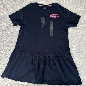NWT Tommy Hilfiger Blue Dress Girls Size XS